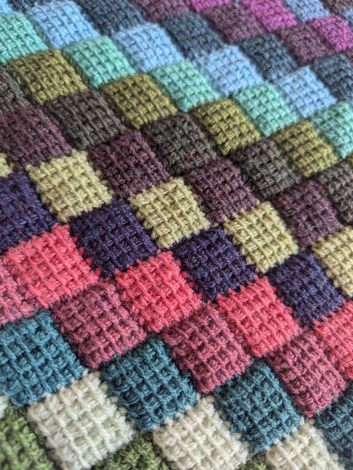 Tunisch Entrelac Haken Cursus